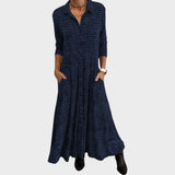 Ludovica | Vestito Midi Fluido con Stampa