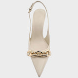 Valéria | Tacchi Metallici con Catena