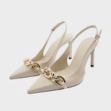 Valéria | Tacchi Metallici con Catena