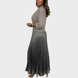 Chiara | Completo Maglione e Gonna Plissettata