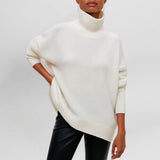 Rachele | Maglione Caldo e Raffinato con Collo Alto