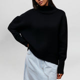 Rachele | Maglione Caldo e Raffinato con Collo Alto