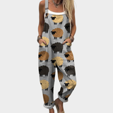 Cecilia | Mono Stampato con Spalline Stile Animal Print Confortevole
