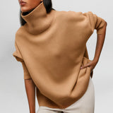 Rachele | Maglione Caldo e Raffinato con Collo Alto