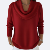 Beatrice | Maglione con Collo Ruffle Accogliente