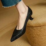 Scarpe con Tacco Alto in Vera Pelle Belle
