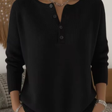 Teresa | Maglione Elegante con Scollatura a Bottoni