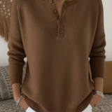 Teresa | Maglione Elegante con Scollatura a Bottoni
