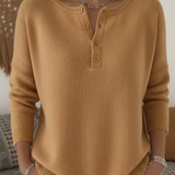 Teresa | Maglione Elegante con Scollatura a Bottoni