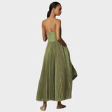 Camilla | Vestito Midi Flare Plissettato