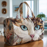 Bianca | Borsa da Viaggio Artigianale Morbida