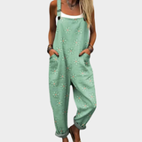 Rachele | Mono Stampa Spalline Verde Comodo