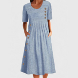 Camilla | Vestito Midi a Righe