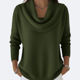 Martina | Maglione con Collo Ruffle Accogliente