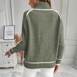 Bianca | Maglione elegante con collo alto