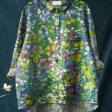 Arianna | Camicia Casual con Stampa Floreale Vintage per Donna