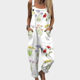 Claudia | Mono Stampa Floreale Con Spalline Comode