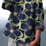 Federica | Camicia Casual Vintage Floreale da Donna