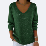 Sofia | Elegante Maglione con Scollatura a V