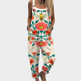 Margherita | Mono Stampato con Spalline Floral Etnico Confortevole