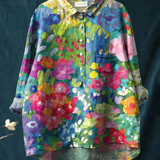 Camilla | Camicia Casual con Stampa Floreale Vintage da Donna