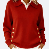 Cecilia | Maglione Morbido con Collo Chic