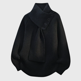 Ludovica | Maglione Elegante con Collo a Sciarpa