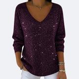 Sofia | Elegante Maglione con Scollatura a V