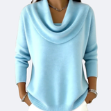 Beatrice | Maglione con Collo Ruffle Accogliente