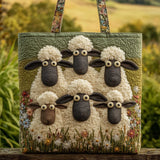 Borsa™ Artigianale con Cinque Pecore