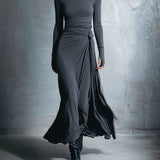 Cristina | Vestito midi con nodo laterale