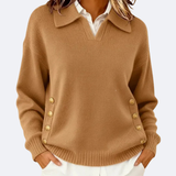Cecilia | Maglione Morbido con Collo Chic