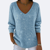 Sofia | Elegante Maglione con Scollatura a V