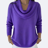 Martina | Maglione con Collo Ruffle Accogliente