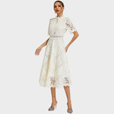 Chiara | Vestito Midi in Pizzo