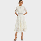 Chiara | Vestito Midi in Pizzo