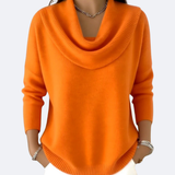 Martina | Maglione con Collo Ruffle Accogliente