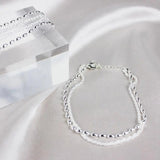 Bracciale in Argento con Zirconia
