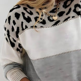 Isabella | Maglione Casual con Stampa Leopardata