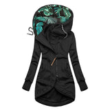Cappotto antivento con cappuccio