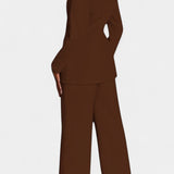 Rachele | Marnie Completo Blazer su Misura e Pantaloni a Gamba Larga