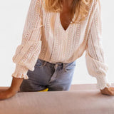 Blusa Emery in Pizzo all'Uncinetto