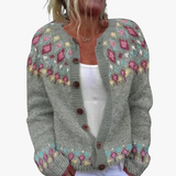 Federica | Cardigan a maglia larga con design chic