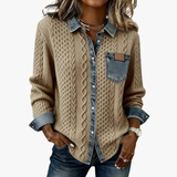 Valentina | Maglione con Dettagli in Denim