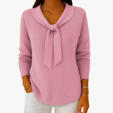 Ambra | Maglione Morbido con Fiocco Elegante