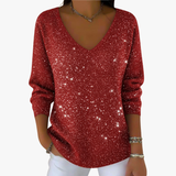 Sofia | Elegante Maglione con Scollatura a V