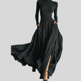 Vittoria | Vestito maxi a vita alta