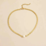 Collana greca con margherita in oro