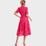 Chiara | Vestito Midi in Pizzo