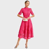 Chiara | Vestito Midi in Pizzo